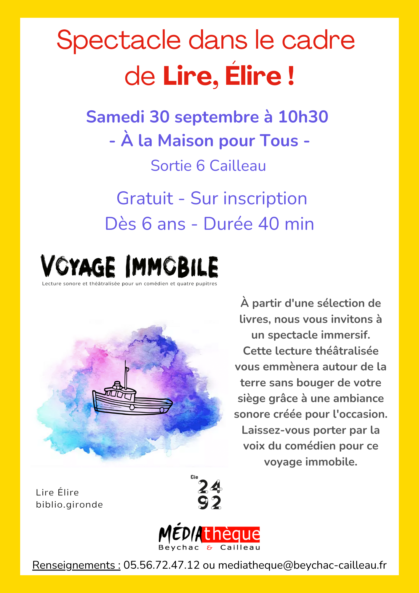 2023.09.30 spectacle dans le cadre de lire élire 