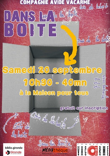 dans la boîte