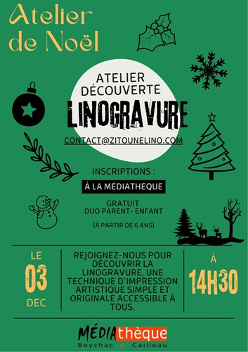 atelier linogravure noël 2025 mail