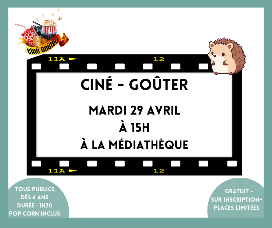 ciné goûter avril